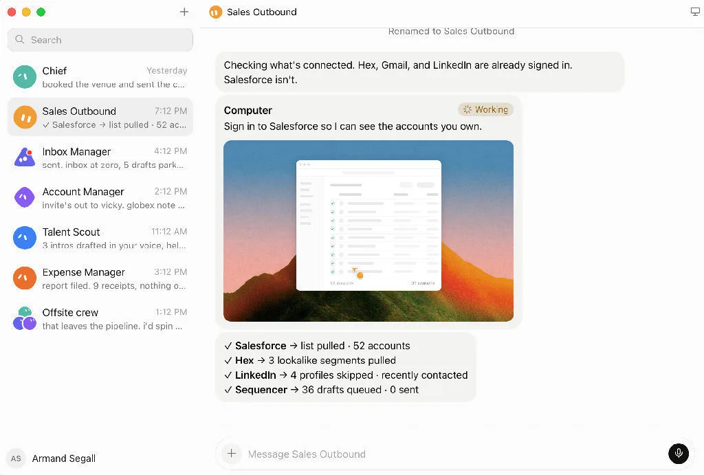 Grok Bot interface showing multiple specialized agents running tasks autonomously